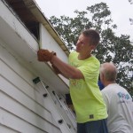 Putting on fasci at Habitat for Humanity